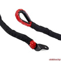 Borne Off-Road Winch Hook - 3/8in Rope - Hand Strap - Red