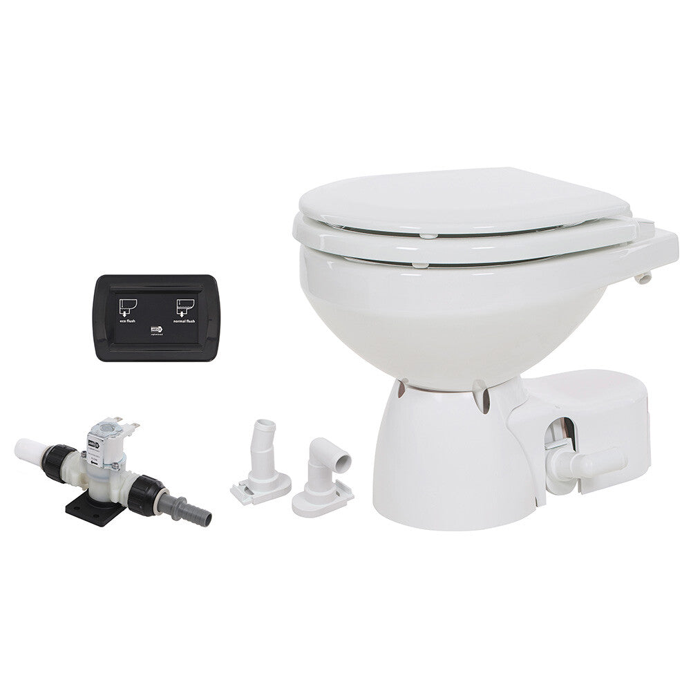 QFE2 TOILET W/SOLND CMPCT 12V-DOUBL