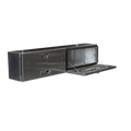 90 X 16 X 13 HIGH SIDE TOOL BOX W/SMOOTH ALUM DOOR & BASE