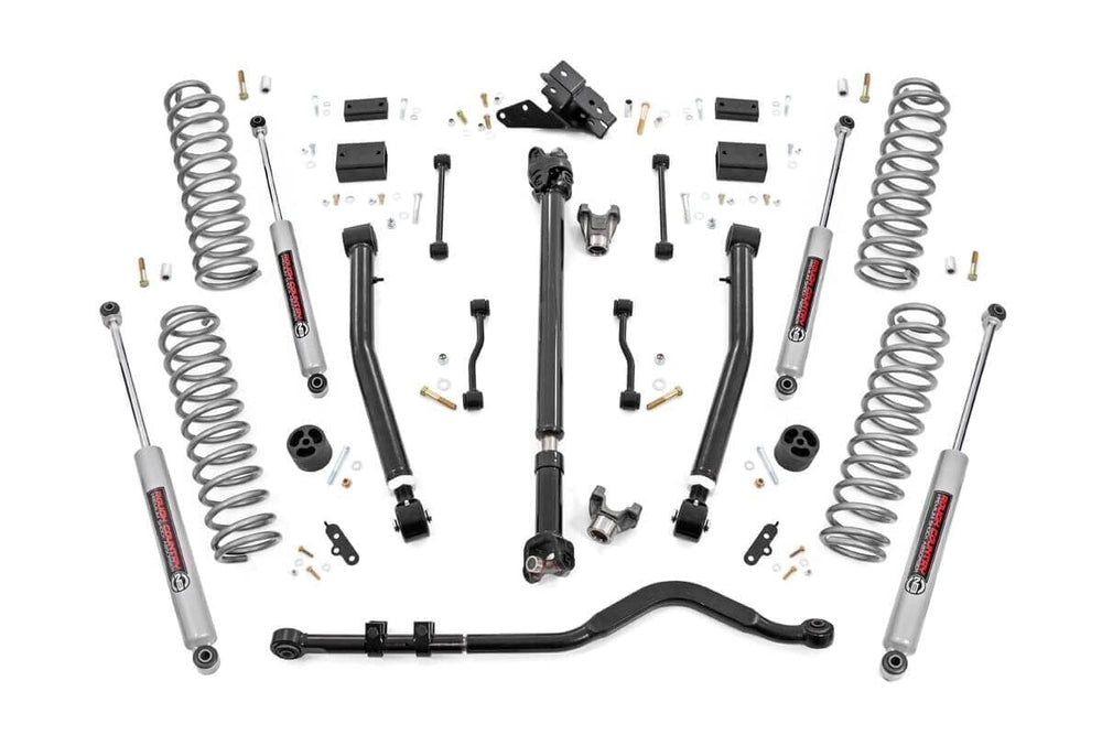 3.5 Inch Lift Kit Adj Lower FR D/S Jeep Wrangler Unlimited 4WD (2024)