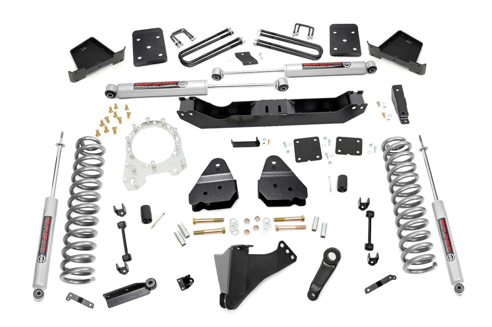 1x 155030 1x 55002 1x 1550BOX3 1x 1550BOX1 1x 9297 4.5 Inch Lift Kit Ford Super Duty 4WD (2017-2022)