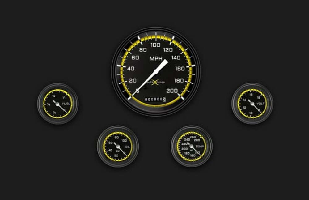 AUTO CROSS YELLOW FULL SWP 5 GA SET-GM