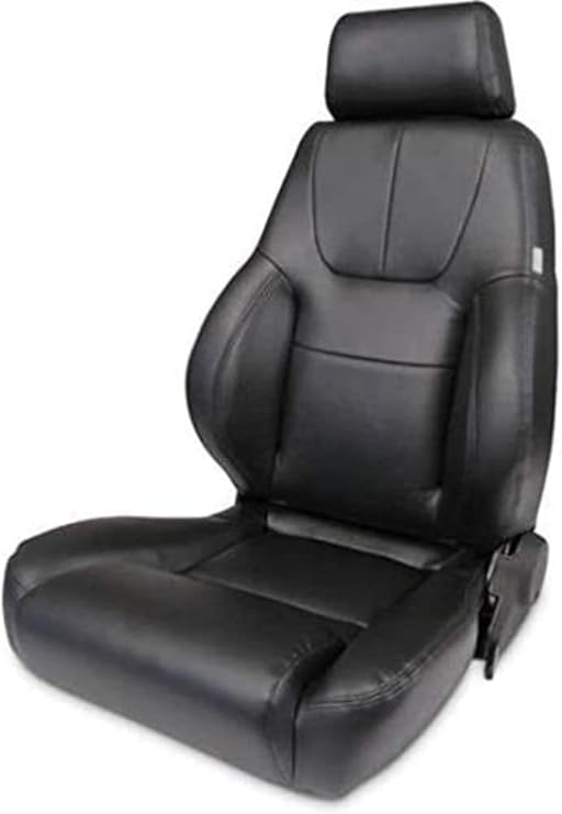 ELITE RECLINER W/LUMBAR BLACK LEATHER LEFT
