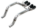 AWE Tuning 09-13 Chevrolet Corvette 6.2L Track Edition Axle-back Exhaust w/ Diamond Black Tips