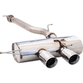 0914 VW GOLF MKVI R 3IN SS CAT BACK SYS W/ VAREX REAR MUFFLER