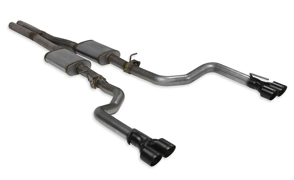 Flow Fx Cat-Back Exhaust System 2015-2023 Dodge Challenger Srt392, R/T Scat Pack With 6.4L Hemi, Hellcat, Demon With 6.2L Hemi Engine And Active Exhaust Valves Aggressive To Moderate Sound Flowmaster