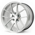 BBS RI-A 18x9.5 5x120 ET23 Diamond Silver Wheel -82mm PFS/Clip Required