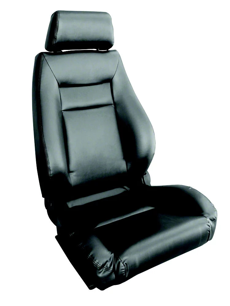 ELITE RECLINER BLACK LEATHER RIGHT