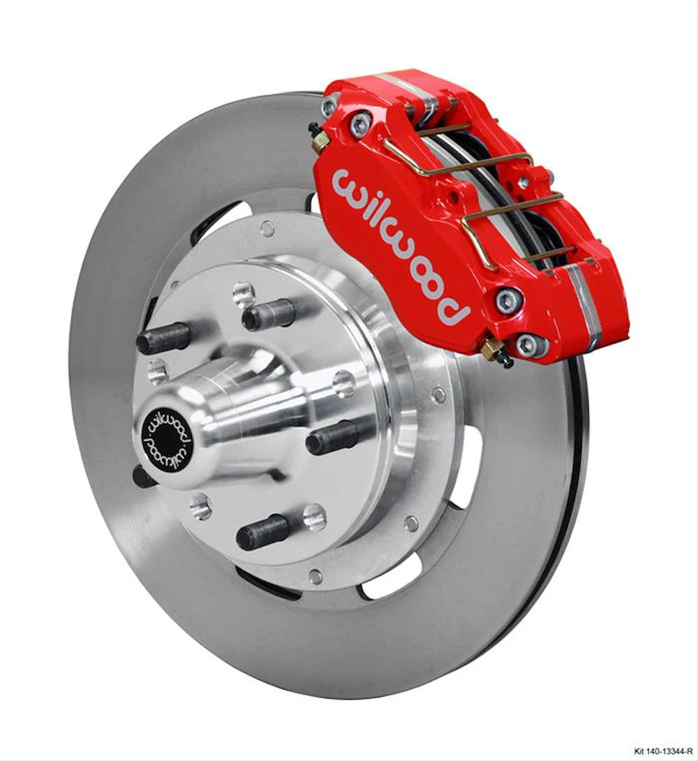 Wilwood Dynapro Dust-Boot Front Kit 12.19in 1965-1969 Mustang Disc & Drum Spindle