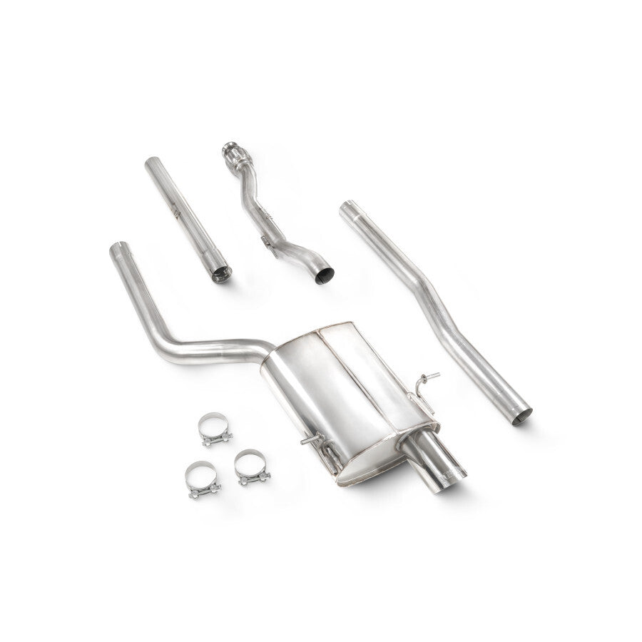 304 Stainless Steel 63.5mm/2.5" Cat-Back Exhaust