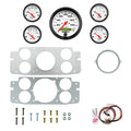 AutoMeter Phantom 57-60 Ford Truck Billet Panel/Gauge Kit - 3-3/8in. (x1) & 2-1/16in. (x4)
