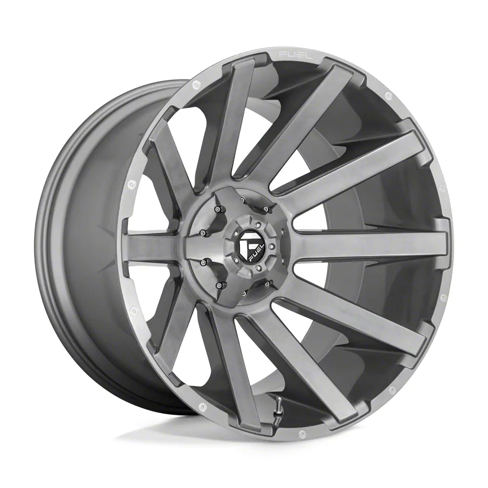 ~(67 lbs. 29X29X15)~ CONTRA PLATINUM 26x12 5x127.00/5x139.70 BRUSHED GUN METAL TINTED CLEAR (13 mm)