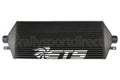 ETS Front Mount Intercooler 4in w/ Stencil Anodized Black Subaru WRX 2015