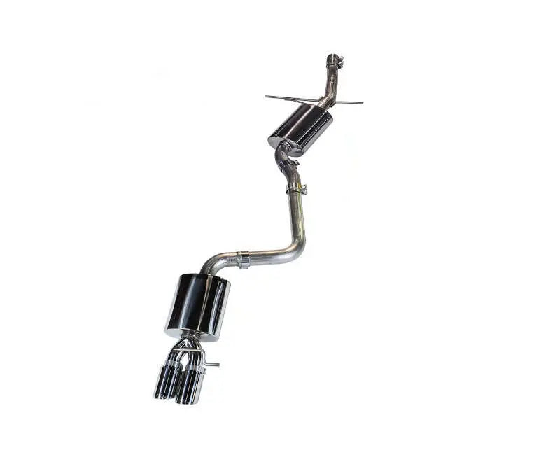 AWE Tuning Audi B8 A4 Touring Edition Exhaust - Single Side Diamond Black Tips