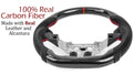 OEM Style Carbon Fiber Flat-Bottom Steering Wheel