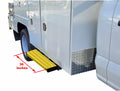 36IN WORK TRUCK RETRACTABLE STEP (UNDERMOUNT) BLK/SFTY YLW PWDR COAT
