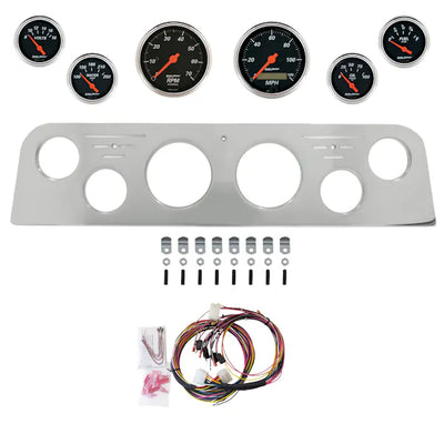 AutoMeter black gauge