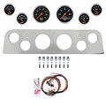 AutoMeter Designer Black 62-66 GMC Truck Billet Panel/Gauge Kit - 3-1/8in. (x2) & 2-1/16in. (x4)
