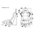 Recaro auto part detail