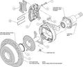 Wilwood Disc/Drum Rear Kit FDPLP-DS Big Ford
