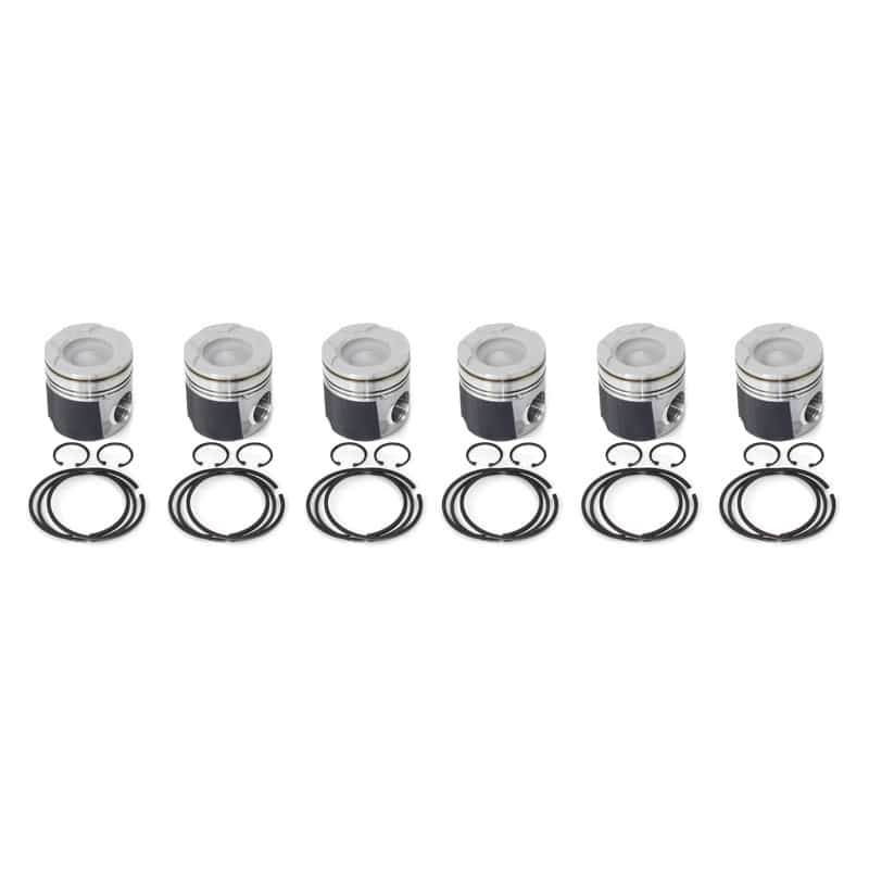 24 Valve Mahle Piston .040 Oversized W /Rings Wristpins and Clips