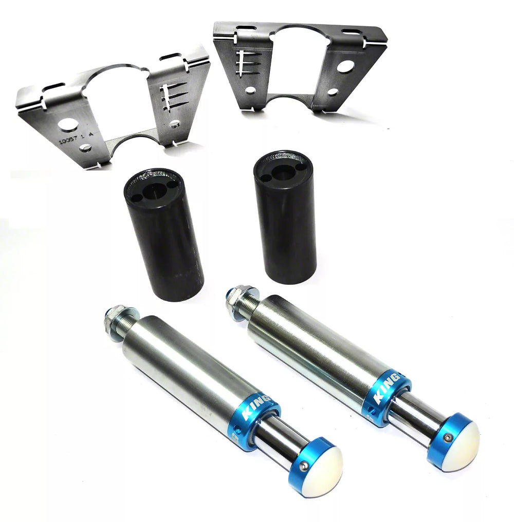 ~(12.8 lbs. 15X12X4)~ PRICING ONLY USE COMPONENTS EVO Rear RocksStops Brackets and Bumps 2007-2017 Jeep Wrangler JK JKU