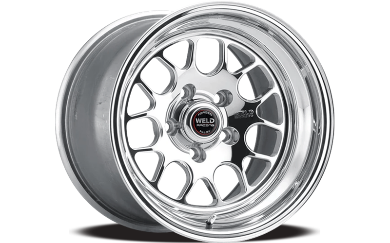 Weld S77 17x10 / 5x5 BP / 7.2in. BS Polished Wheel (High Pad) - Non-Beadlock