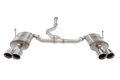 22C SUBARU VB WRX 304SS 3IN CATBACK EXHAUST SYS W/ QUAD TIPS GRAY