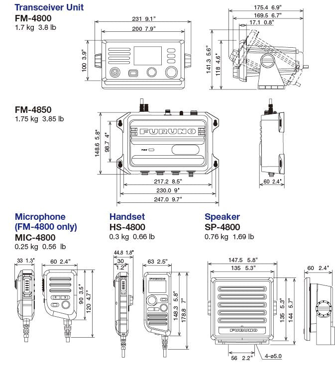VHF, MODULAR, W/ AIS, HAILER, & GPS