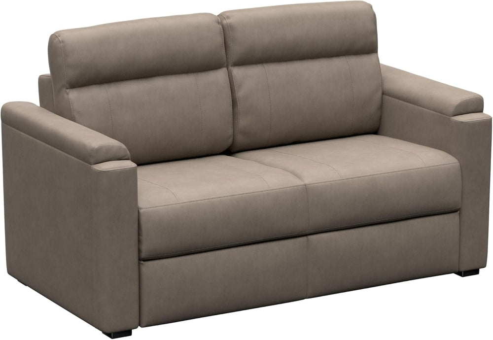 CLICKBACK SLEEPER SOFA 62IN DRIFTWOOD