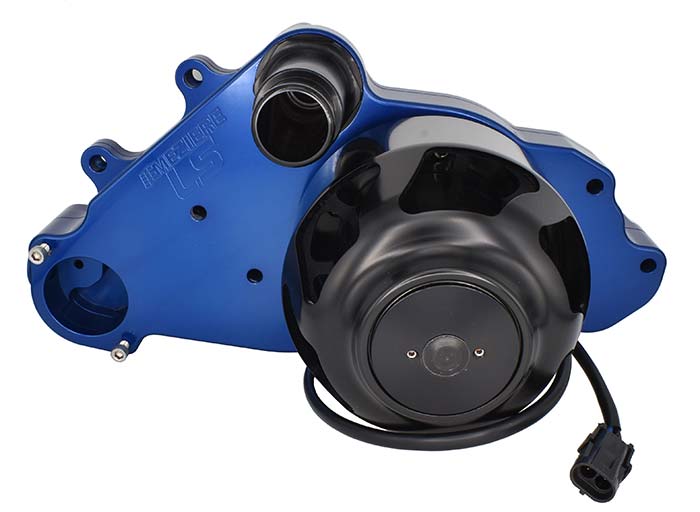 SBC LS1 Billet Electric W/P - Blue