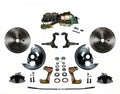 LEED Brakes Power Front Kit with Plain Rotors and Zinc Plated Calipers