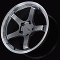 Advan GT for Porsche 18x11.0 / +40 Off / 5x130 / 71.6mm Bore / Machining and Hyper Platinum Black