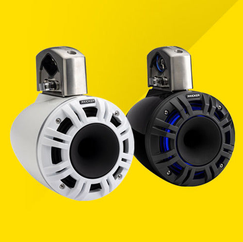 KMTCXL8 (200mm) Horn Loaded Compression Driver Coax Tower System Black