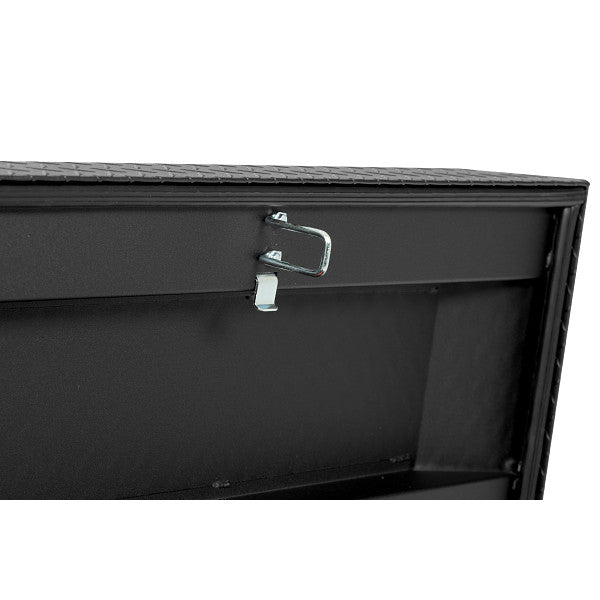 SADDLE BOX ALUMINUM FULL EXTRA WIDE TEXTURED MATTE BLACK 15.5 CU FT