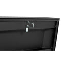 SADDLE BOX ALUMINUM FULL EXTRA WIDE TEXTURED MATTE BLACK 15.5 CU FT