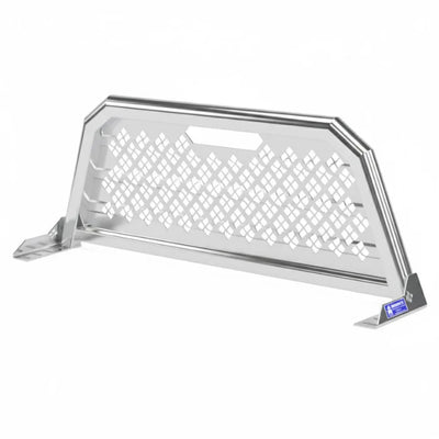 07C SILVERADO/SIERRA 2500/3500 HEADACHE RACK LT 25X73X46 PUNCHED GLOSS ALUMINUM
