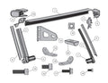 ~(33.9 lbs. 49X47X7)~ Elite Fast Track Kit 3 Bars 8 Rounds 07-18 Jeep Wrangler JK