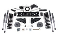 Zone Offroad 25-26 Ram 2500 4WD Diesel 4in Radius Arm Suspension Lift w/ Nitro Shocks