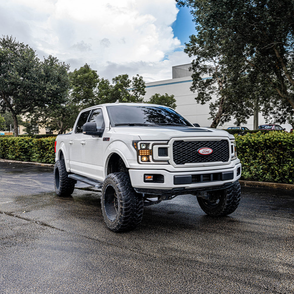 Recon Truck Accessories chrome headlights