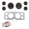 AutoMeter Sport-Comp 55-59 GMC Truck Direct-Fit Billet Panel/Gauge Kit - 5in. (x2) & 2-1/16in. (x4)