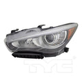 CAPA 1822 IN Q50 W/O AFS LED HEADLAMP ASSY LH