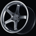 Advan GT for Porsche 19x9.5 / +40 Offset / 5x130 / 71.6mm Bore / Machining and Hyper Platinum Black