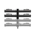 PISTON X ADD ON LED DUAL RATCHET PLATFORM RACK W/KASHIMA 2 BIKE GALAXY GRAY