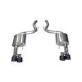 Corsa 18-19 Ford Mustang 5.0L 3in Touring Axle-Back Dual Rear Exit w/ 4in Black PVD Pro-Seri