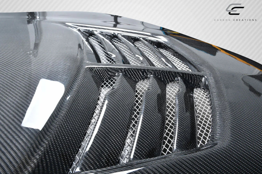 2004-2008 Pontiac Grand Prix Carbon Creations Stingray Z Hood- 1 Piece