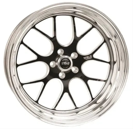 Weld S77 18x11 / 5x120mm BP / 5.6in. BS Black Wheel (High Pad) - Non-Beadlock