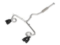 aFe cat-back exhaust installed view