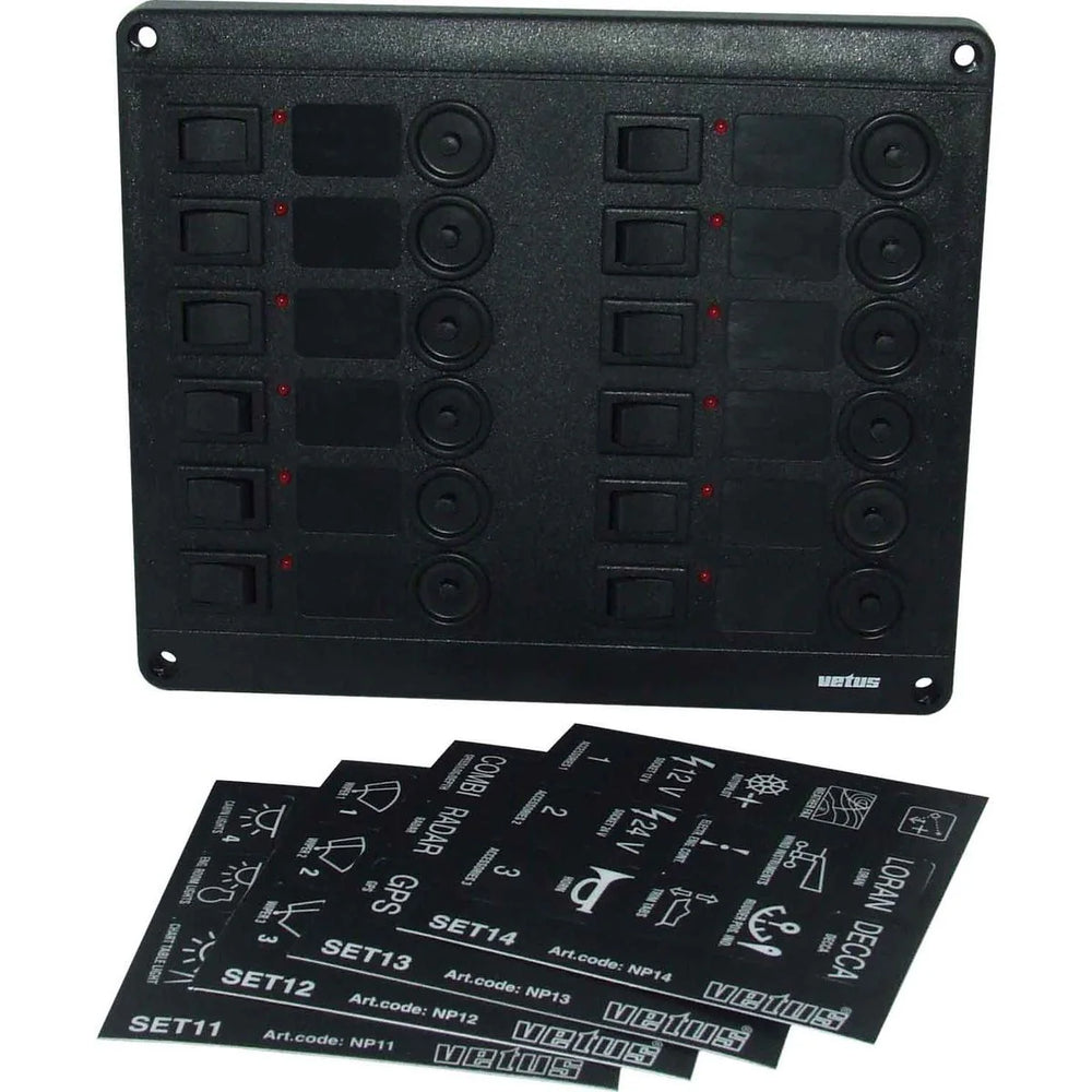 SWITCH PANEL TYPE P12 WITH 12 CIRCU
