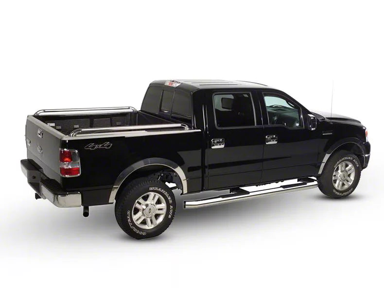Boss Bar: 2004 Ford F150 Super Cab Short Bed; Stainless Steel